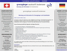 Tablet Screenshot of grenzgaengerauskunft.de